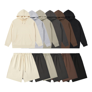 Ensemble Pantalon de Survêtement Personnalisé avec Applique Brodée, Sweat à Capuche, Jogging, Pantalon de Survêtement et Short à Capuche, Survêtements pour Hommes - Product Image 4