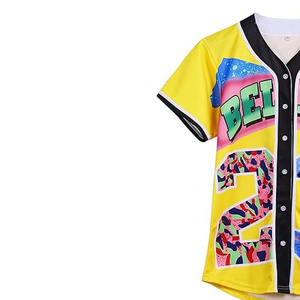 Personalizar color Transpirable Poliéster Camisetas de béisbol Impreso Uniformes deportivos Set Estilo OEM/ODM Venta al por mayor Pedido a granel disponible - Product Image 3