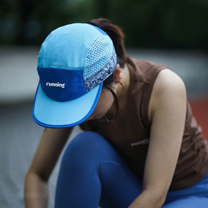 Casquette de course de haute qualité personnalisée pour athlètes, marathon, randonnée, cyclisme, course, entraînement, gym – Casquette 5 panneaux pour homme - Product Image 1