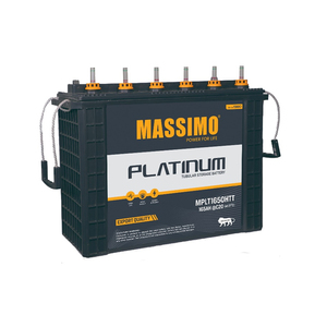 Batterie tubulaire haute de 12 V 165 Ah MASSIMO pour utilisation solaire et d'onduleur au meilleur prix du marché auprès du premier exportateur indien - Product Image 1