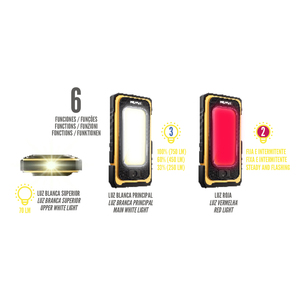 Torcia LED Solare Ricaricabile 10 Watt 750 Lumen - Product Image 4
