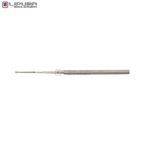 Curette auriculaire Buck, instrument chirurgical professionnel, outil ORL, taille 14,5 cm, acier inoxydable, précision, instruments médicaux pour le cérumen - Product Image 1