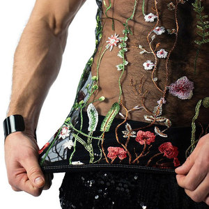 Camiseta Deportiva Casual para Hombre OEM, de Secado Rápido, Antiencogimiento, de Algodón/Fibra de Bambú, con Diseño de Cuello Redondo y Estampado Personalizado - Product Image 4