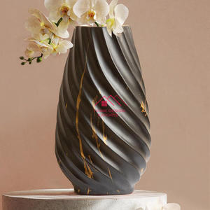 Jarrón y maceta decorativos de Metal para decoración de mesa de Hotel en casa, uso de acabado dorado, hogar de alta venta - Product Image 6