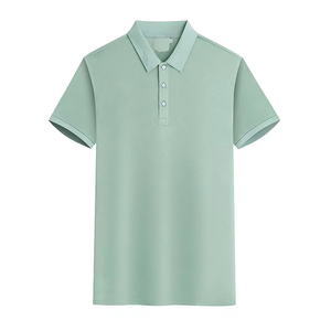 Nouvelle chemise pour homme en coton 100% tricoté anti-rides, à manches courtes, coupe ajustée, grande taille, pour l'été - Product Image 6