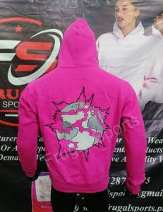 Sudadera con Capucha de Felpa con Estampado 3D Minimalista y Bordado en Relieve, 100% Algodón, Estilo Urbano, para Invierno - Product Image 4