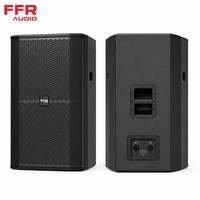 Haut-parleur professionnel passif large bande 2 voies à port frontal 600W RMS 8 Ohm avec caisson en contreplaqué de bouleau