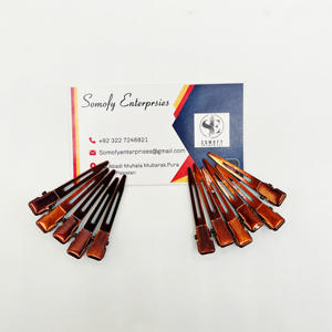 Pince à sectionner les cheveux en acier inoxydable brun foncé finition brillante personnalisée en gros Extensions de cheveux de qualité supérieure outils en métal - Product Image 2