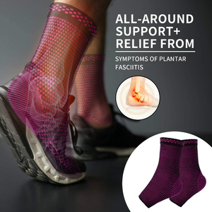 Las más populares mangas de soporte de tobillo de nailon y cobre transpirable almohadillas de tobillo deportivas ajustables protección de compresión tobillera - Product Image 4