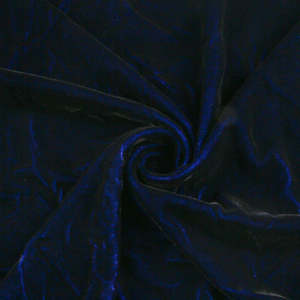 Eco-Friendly 100% Polyester Korean Micro Stretch <b>Velvet</b> Velour Fabric Double-Sided Blue Colors 5000 Dyeing <b>for</b> Girls Wedding - Product Image 2