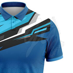 Maillot de cricket de couleur unie personnalisé en polyester 100% meilleur maillot de cricket de conception fabriqué au Pakistan - Product Image 5