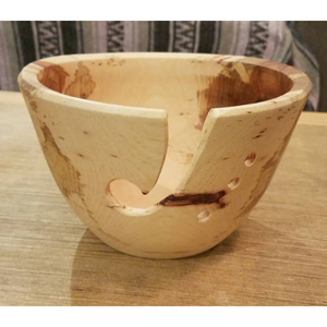 Cuenco de hilo con dos ganchillos, último diseño, cuenco de hilo de madera para superventas, tamaño personalizado, artículos diversos aceptables para el hogar - Product Image 1