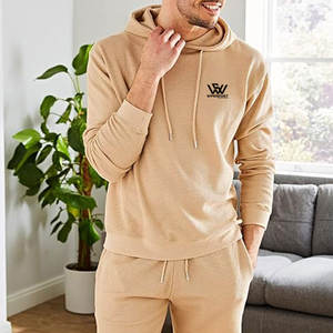 Ensemble de sweats à capuche respirants de couleur unie pour hommes conception personnalisée Streetwear durable ensemble de shorts à capuche pour hommes - Product Image 6