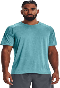 Camiseta cómoda de media manga para hombre, logotipo elegante, 100% poliéster, Color personalizado, forro de moda de alta elasticidad, transpirable Plus - Product Image 2