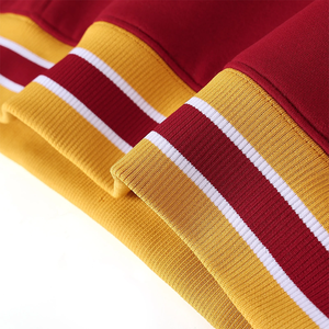 Tuskegee Crimson Winter Varsity Pocket Crewneck |   Pull en polaire unisexe avec patch brodé de l'année de fondation et bordure dorée - Product Image 5