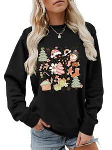 <b>100</b>% Organic Cotton Premium Sweatshirts for Women Quick Dry Anti-Wrinkle Breathable 3D Printed Hoodies New Design for Winter - Product Image 6