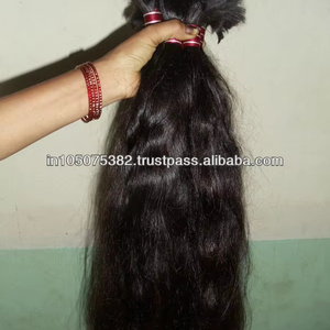 ผมมนุษย์แบบไม่ผ่านกระบวนการผมอินเดียคุณภาพระดับพรีเมียม - Product Image 1