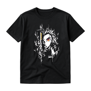 Camiseta de Anime Unisex Lavada y Elegante en Oferta, Camiseta de Manga Corta Estampada Personalizada 100% Algodón de Alta Calidad al por Mayor - Product Image 6