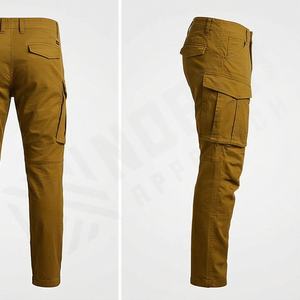 กางเกงขายาวทรงสลิมฟิตแฟชั่นทันสมัยสำหรับผู้ชาย ฤดูใบไม้ร่วง สไตล์ฮิปฮอป กระเป๋าใหญ่ ลำลอง สปอร์ต คาร์โก้ สตรีทแวร์ กางเกงสำหรับกิจกรรมกลางแจ้ง - Product Image 2