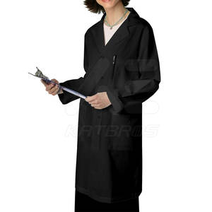 Bata de Laboratorio Personalizada con Etiqueta Privada, MOQ Bajo, Alta Calidad, 100% Algodón, Servicio OEM, Fabricada en Fábrica, Unisex, para Uso Hospitalario - Product Image 2