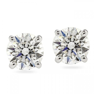 Boucles d'oreilles en diamant de laboratoire TW de 2,00 carats, pureté VVS, or 14 carats, certifiées IGI, bijoux de luxe en diamant pour femmes - Product Image 1