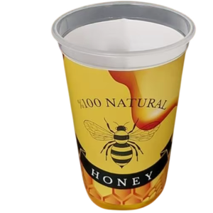 DPB300 <b>Plastic</b> Cup Food Packaging <b>Container</b> Contemporary Design Food Grade PP <b>Plastic</b> Cup Custom Logo Packaging Turkey - Product Image 2