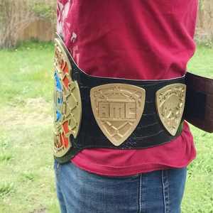 Cinturón de campeonato personalizable Premium Diseño único para premios de reconocimiento deportivo Opciones de tamaño personalizado - Product Image 3