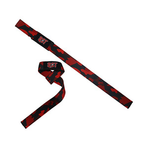 Nouvelle conception de camouflage rouge 3mm d'épaisseur sangle de soutien de poignet d'haltérophilie sangle de levage d'entraînement de gymnastique antidérapante pour la sécurité de forme physique - Product Image 5