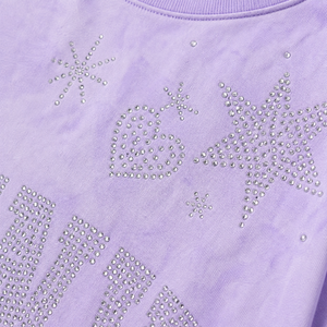 Camisetas personalizadas OEM para mujer con logo, 100% algodón, de alto gramaje, con pedrería, diseño personalizado, corte holgado - Product Image 6