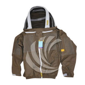Chaqueta de Apicultura Semi-Ventilada a Prueba de Picaduras para Apicultores, Chaqueta de Apicultura de 3 Capas con Velo Protector, Suministro en Línea - Product Image 1