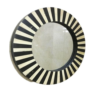 Miroir mural décoratif de haute qualité, vente directe d'usine, cadre en incrustation d'os - Product Image 4