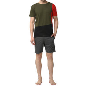 Nouveau Style hommes été ensemble deux pièces t-shirt court ensemble course vêtements de sport hommes été ensemble avec taille personnalisée - Product Image 5