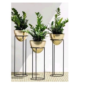Macetas de metal de diseño atractivo para plantas de jardinería, maceta de interior al aire libre personalizada OEM - Product Image 3