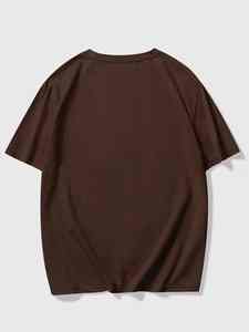 T-shirt imprimé écologique personnalisé pour hommes et femmes Relax Fit manches courtes douces et respirantes avec le logo de votre marque - Product Image 5