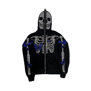 Sudadera con Capucha Unisex Gruesa para Invierno, Logotipo Personalizado, Ropa Deportiva de Felpa de Alta Calidad, Cierre de Cremallera, Diseño Sólido, Talla XL, Logotipo Personalizable - Product Image 1