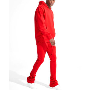 Conjunto de Sudadera con capucha para correr apilada de invierno para hombre con color y diseño personalizables de algodón de % - Product Image 2