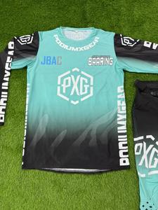 Conjunto de Motocross de Protección Avanzada con Zonas de Impacto, Paneles Transpirables, Diseño Resistente al Viento, Impresión Flexible para un Rendimiento de Conducción Superior - Product Image 4