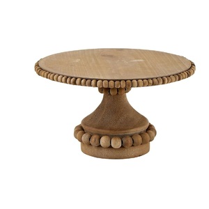 Hot Arrival Wooden Luxury <b>Cake</b> <b>Stand</b> With Natural Wood Polish Finishing Round Shape Modern Design Custom Size Shape - Product Image 4