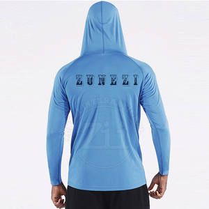 Sweat-shirts de compression pour hommes, légers, respirants, à séchage rapide, de haute qualité, en Spandex/Polyester, service OEM personnalisé, toutes tailles, faible MOQ - Product Image 3