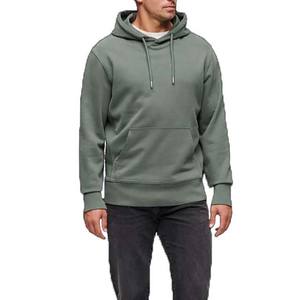 Motif uni vêtements pour hommes sweats à capuche pull coton polaire hiver à manches longues couleur unie sweats à capuche pour hommes - Product Image 4