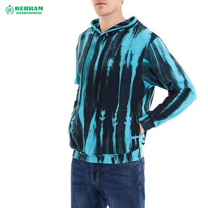 Sweat à capuche unisexe coupe classique, épais et élégant, avec poche avant, 100 % coton molletonné/éponge française, respirant, séchage rapide, hiver - Product Image 4