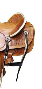 Wade Tree Fork Premium Roping Ranch Western Leather Saddle Horse Bridle Durable Soft Seat Customizable Design High Quality - Product Image 3