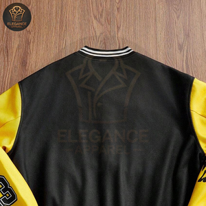 Calidad superior personalizado hecho al por mayor tarifa estilo único diseñador urbano color bloque amigos Universidad chaquetas de béisbol - Product Image 3