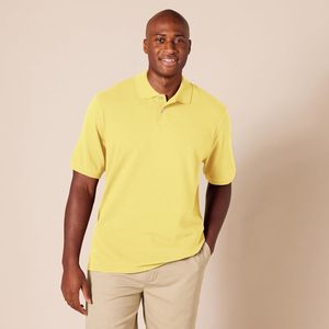 Piqué de algodón de ajuste Regular informal para hombre, camisa de diseño personalizado con letras lavadas impresas de talla grande, transpirable, de secado rápido - Product Image 4