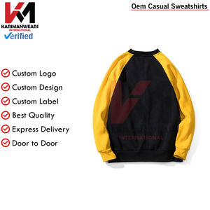 เสื้อกันหนาวสำหรับผู้ชายและ100% คอตตอนโพลีเอสเตอร์แบบคอกลมมีฮู้ดใส่ได้ทั้งชายและหญิงระบายอากาศได้ดี - Product Image 2