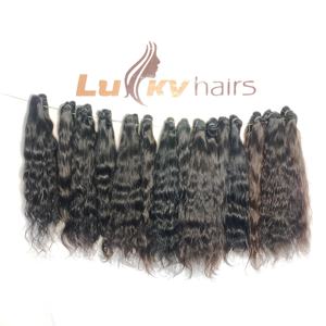 Extensions de cheveux humains vierges alignés sur des cuticules naturelles 100% non transformées HD Lace Bulk Vietnam Bundle Loose Deep Wave Curl Styles - Product Image 2