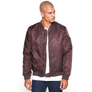 Chaquetas Bomber para Hombre, Nuevo Modelo, Diseño Personalizado OEM, Chaqueta Bomber con Cuello Alto y Logotipo Frontal, Chaqueta de Invierno - Product Image 1