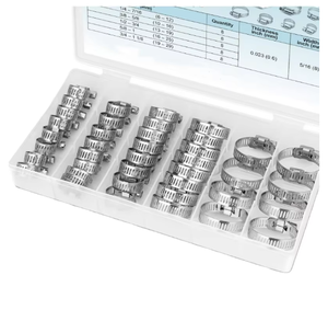Clip ou pince tubulaire en forme de U en acier à ressort zingué de haute précision OEM 65Mn, fil métallique <span class=keywords><strong>plat</strong></span> - Product Image 3