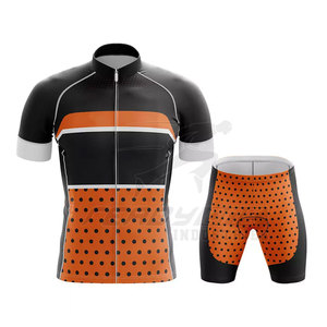 Ensemble de maillots de cyclisme ultra-légers avec matériaux réfléchissants respirants Poche arrière zippée Caractéristiques de sécurité - Product Image 1