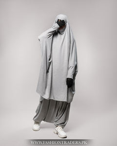 Commerçants de la mode léger respirant séchage rapide modeste islamique femmes longueur de plancher à manches longues coupe ample Polyester - Product Image 4